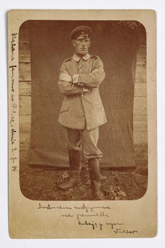 Fotografia: Wiktor Pniewski w mundurze armii niemieckiej, 2 lipca 1915
